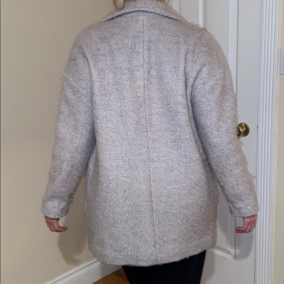 Grey lilac pea coat - Picture 3 of 3